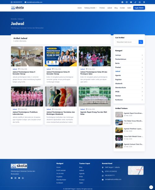 Aplikasi Sekolah Berbasis Codeigniter 4