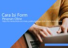 Cara Isi Form Data Pesanan Online