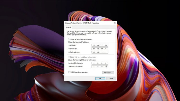 Cara Mengganti Pengaturan IP Address dan DNS di Windows  Secara Permanen