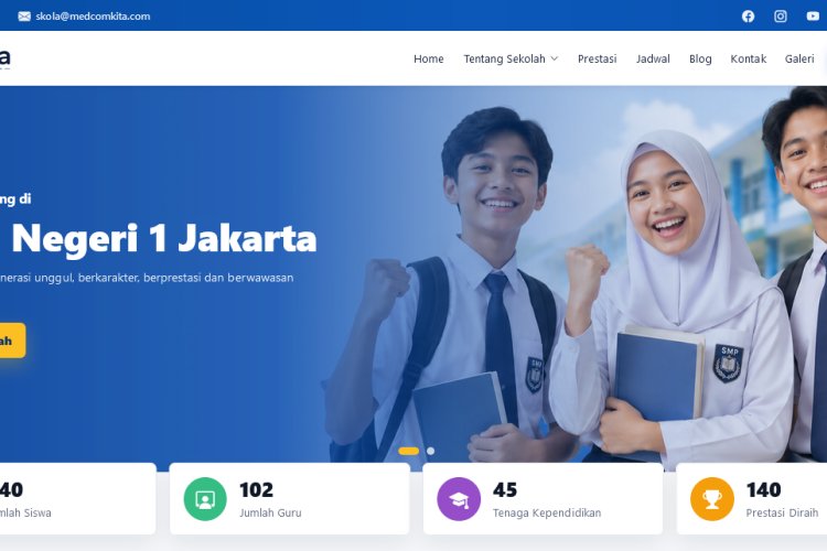 Website Sekolah Php Mysql Siap Pakai
