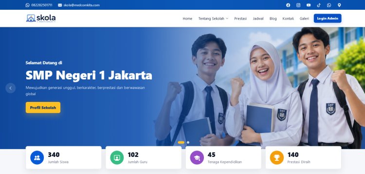 Website Sekolah Php Mysql Siap Pakai